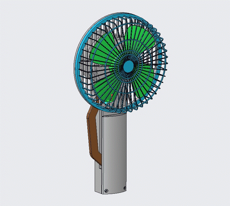 JJ8974-手自一体便携式风扇创新设计【含Proe三维图】