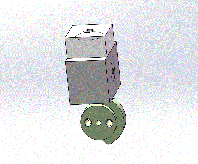 JJ8984-冲床自动吹料装置设计【含SW三维图】