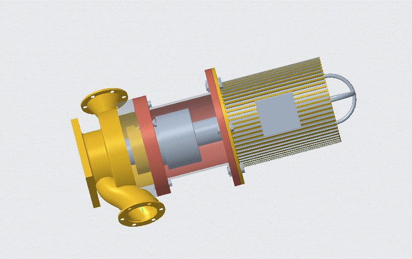 JJ9034-立式化工泵结构设计【含Proe三维图】