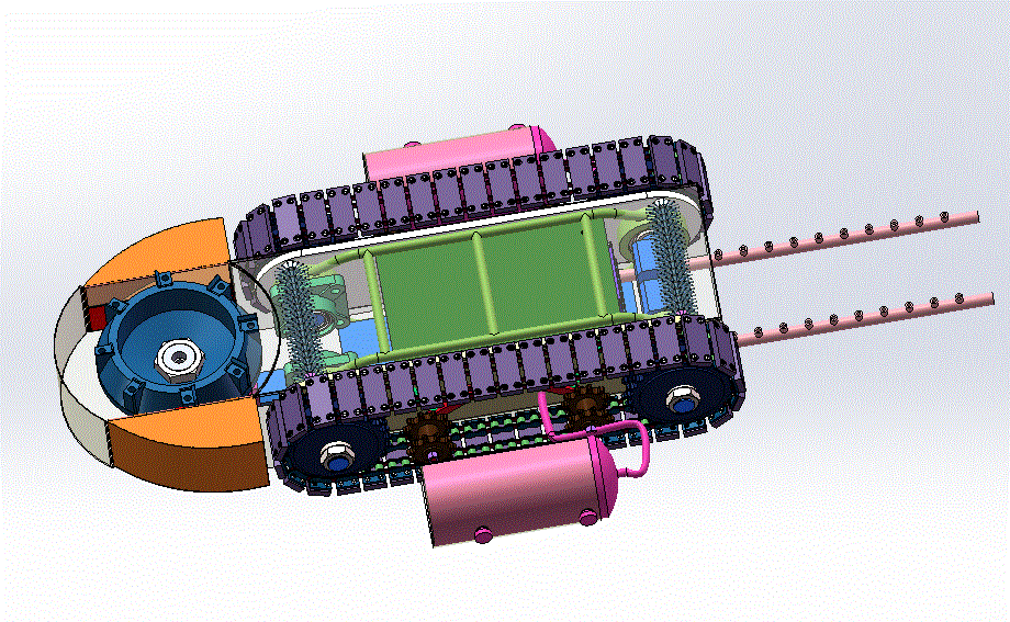 JJ9046-平衡式风电柱表面自动喷漆机器人设计【含SW三维图】