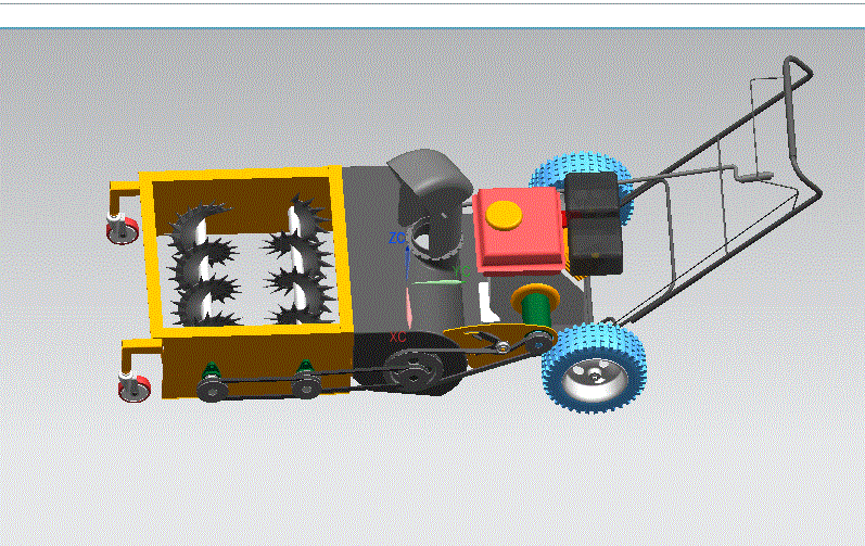 Z1503-小型路面除冰除雪装置设计【含UG三维图】