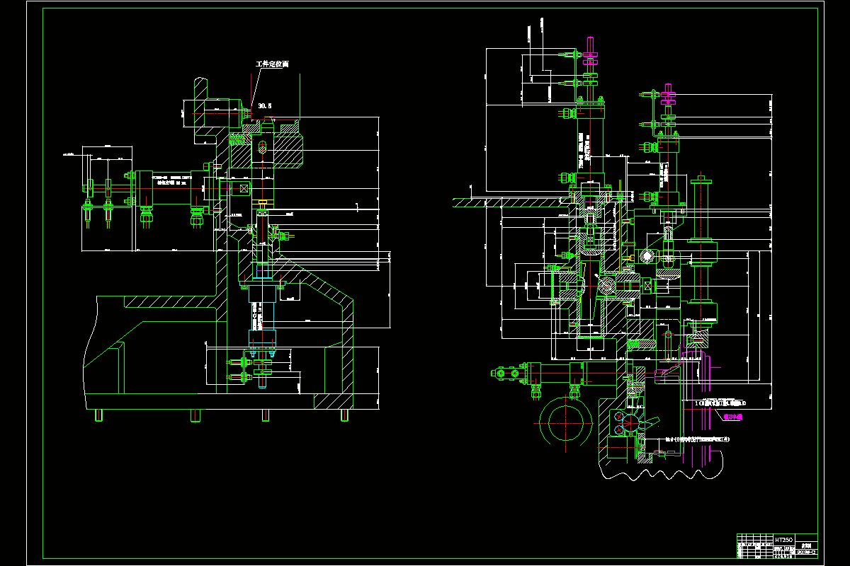 JJ9134-某型汽车发动机汽缸盖顶面半精铣削加工夹具的设计