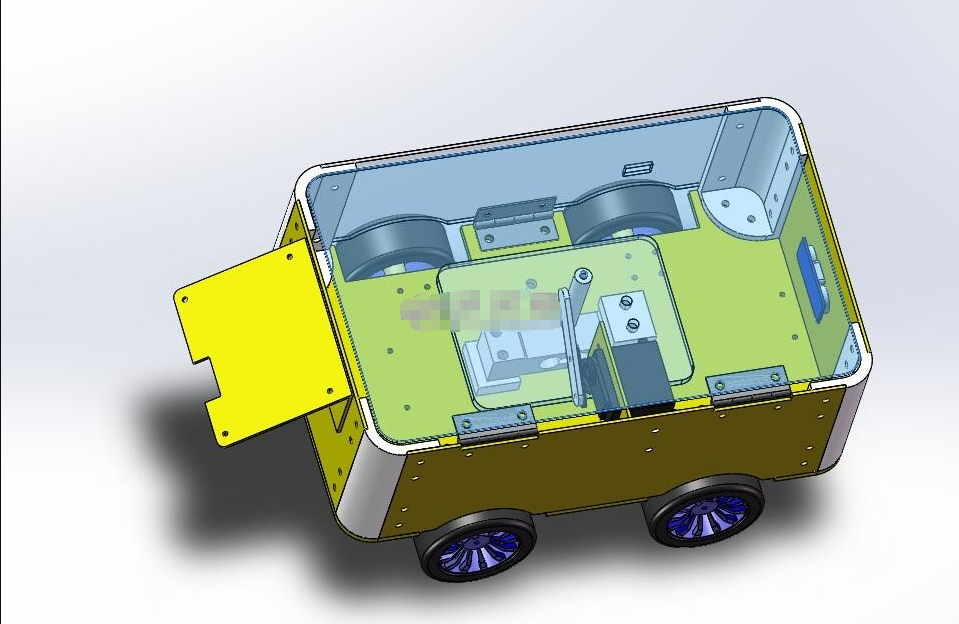 JJ9135-基于arduino的分拣小车设计【含SW三维图】