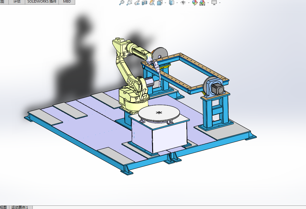 P845-1T伸臂式焊接变位机的设计【含SW三维图】