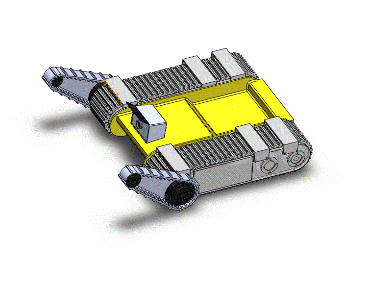 JJ9532-楼宇火灾生命探测机器人的设计-履带式移动机器人【含SW三维图】