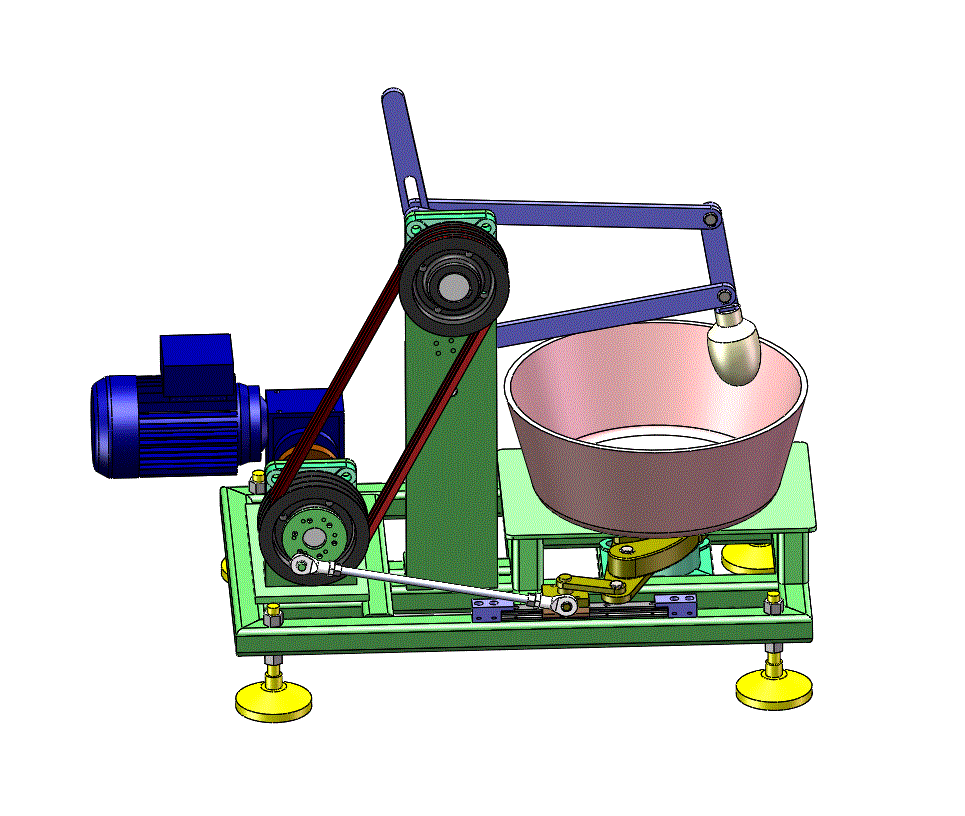 JJ9533-工业用和面机结构设计【含SW三维图】