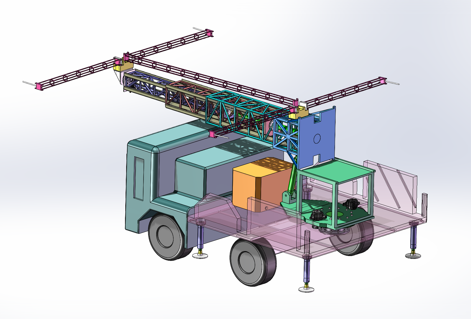 JJ9320-起重机桁架结构及其液压系统设计【含SW三维图】