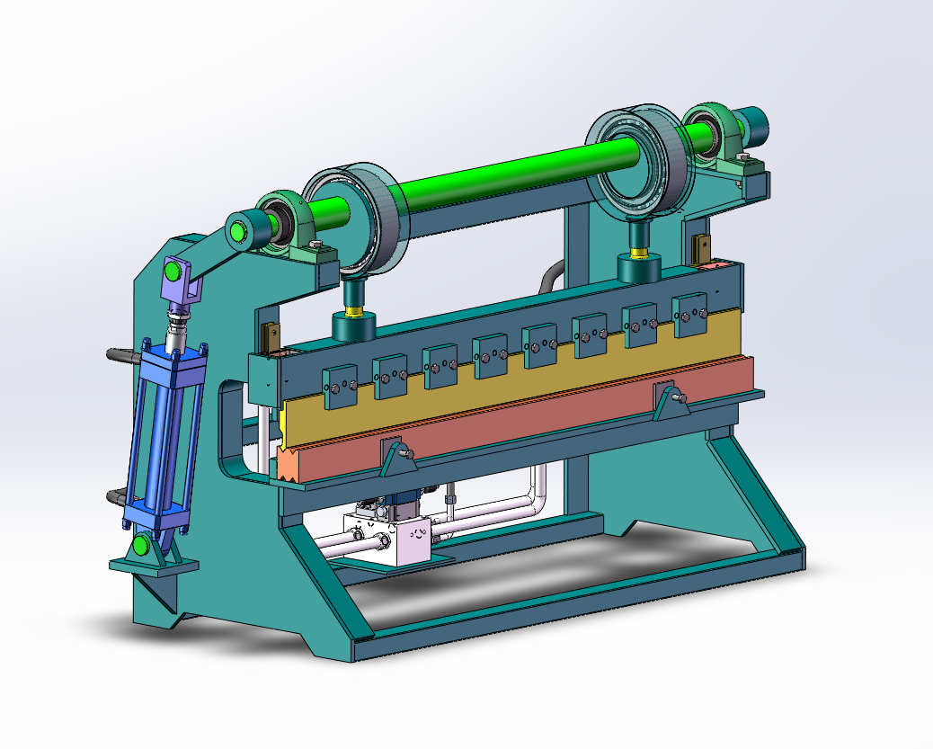 P810-液压折弯机设计【含SW三维图】