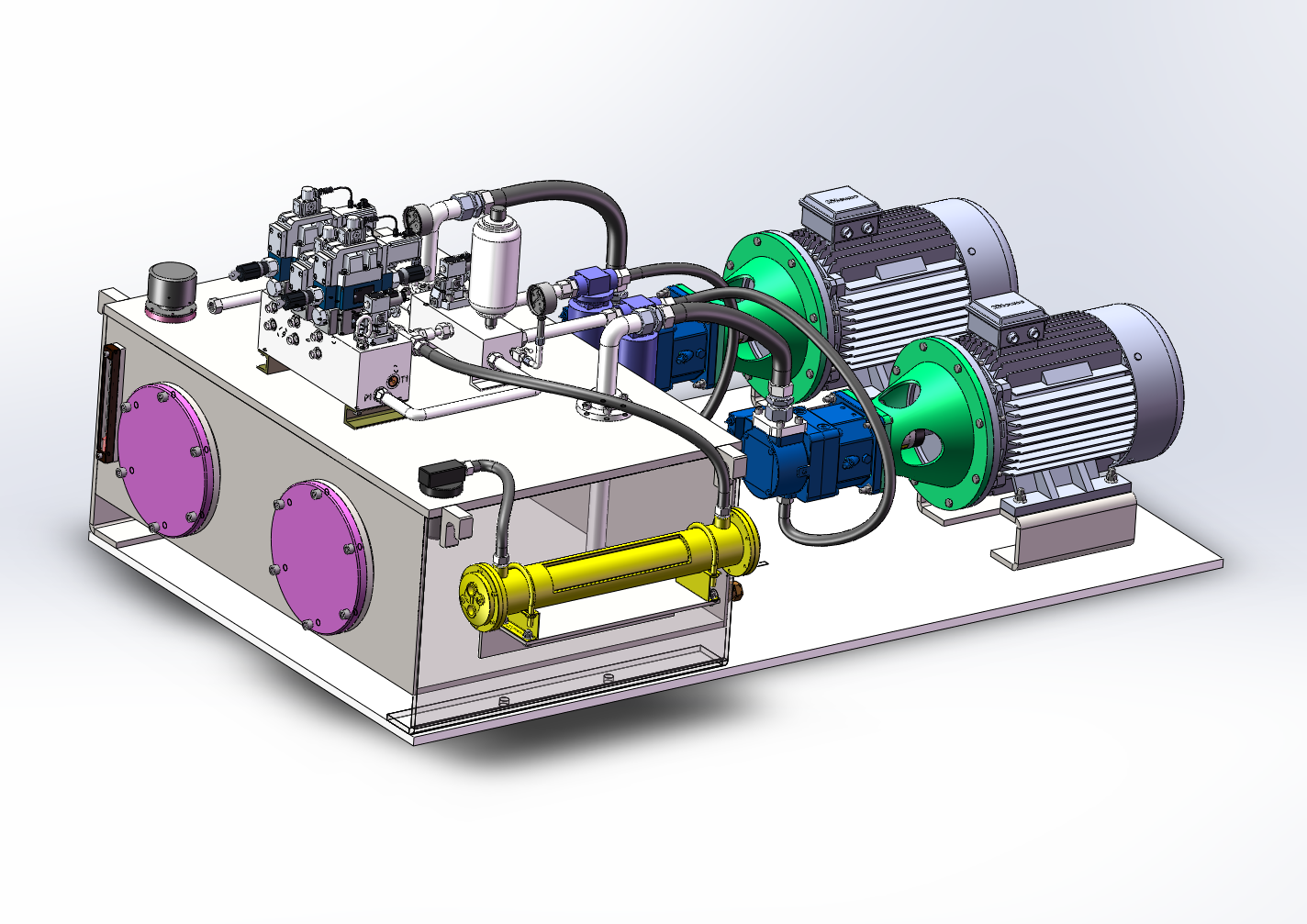 JJ9329-起重铺管船铺设塔液压系统设计【含SW三维图】