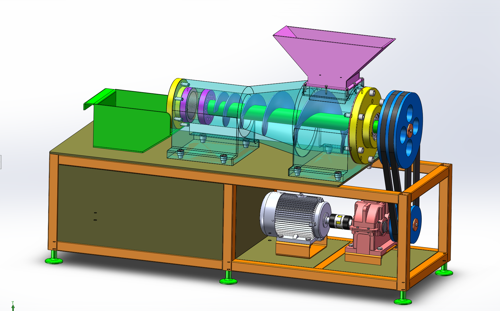 JJ9365-土豆糍粑挤压机设计【含SW三维图】