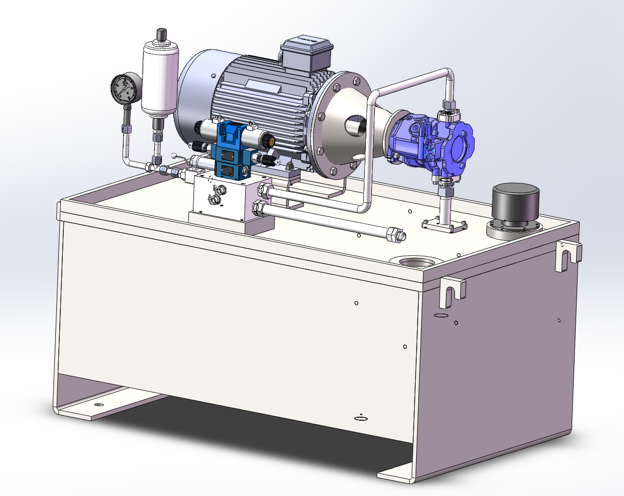 JJ9372-液压泵站设计【含SW三维图】