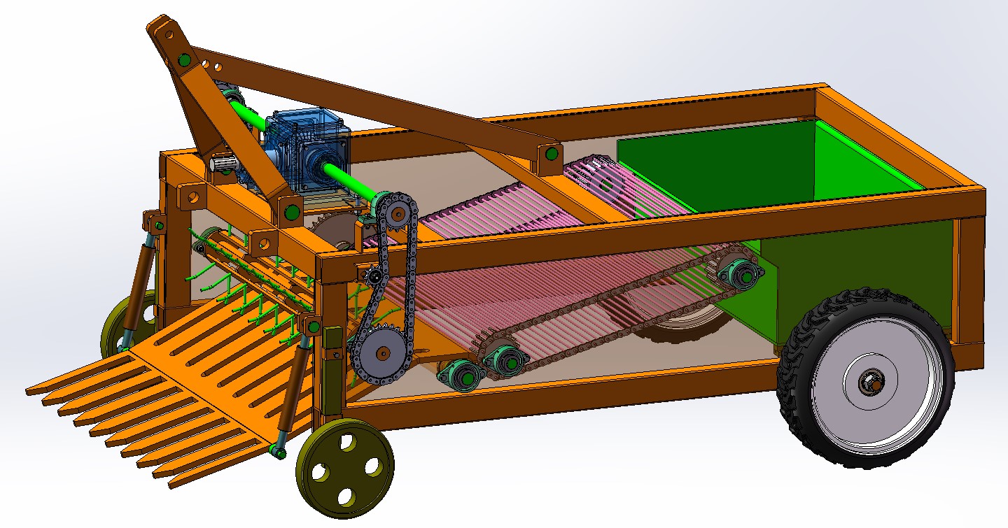 Z539-玉米根茬收获机设计【含SW三维图】