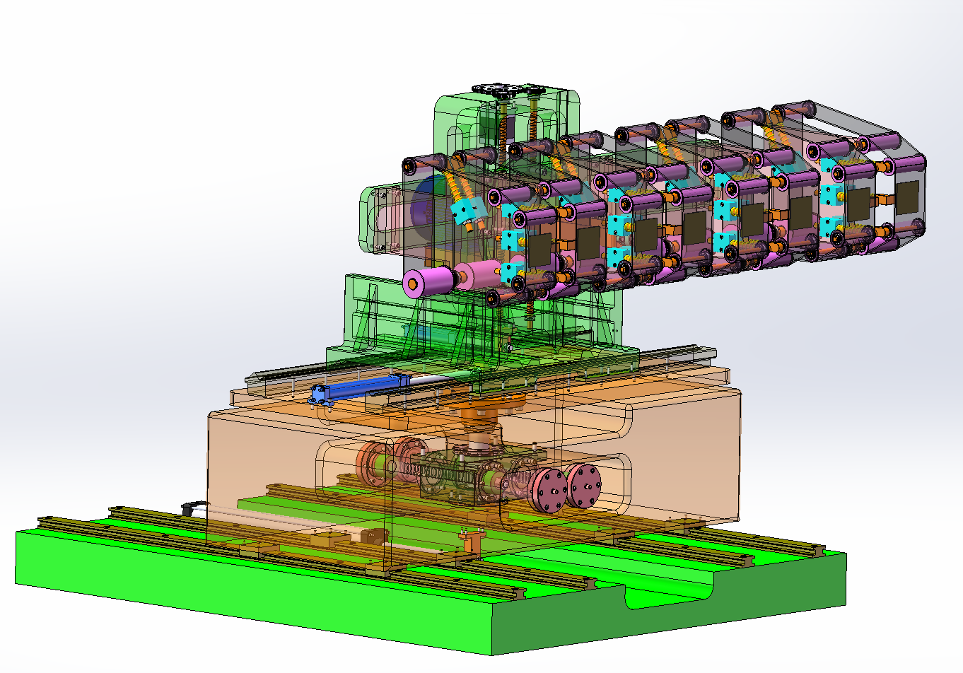JJ9385-轧辊抛光机设计【含SW三维图】