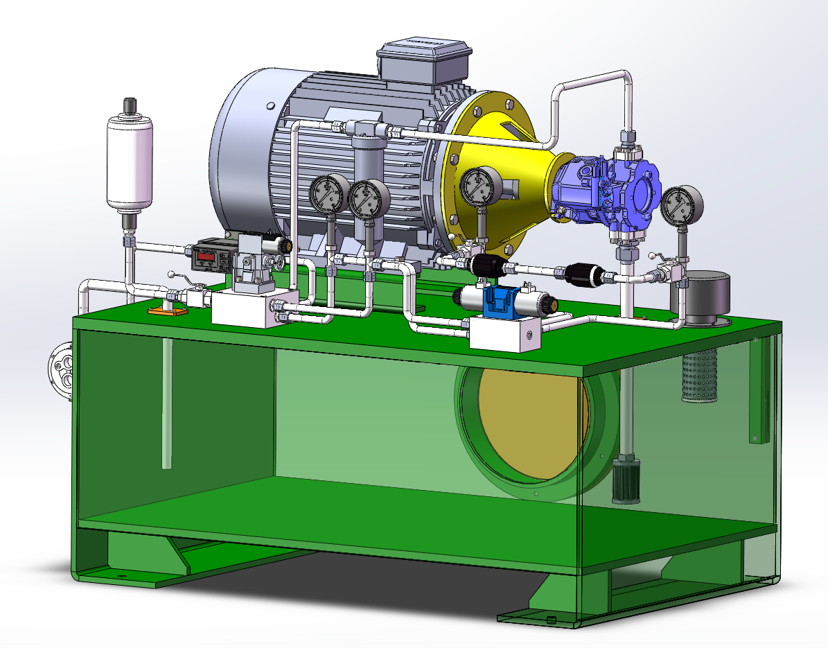 JJ9432-电磁阀液压控制试验台设计【含SW三维图】