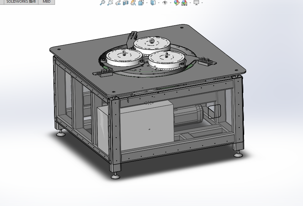 P763-多工位圆盘平面研磨机设计【含SW三维图】