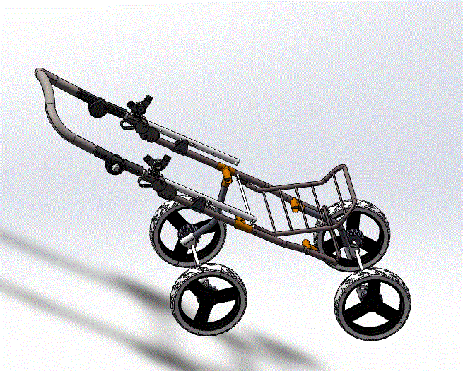 Z1263-便携背包式婴儿车的优化设计【含SW三维图】