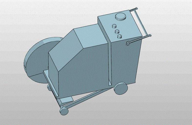 JJ9503-预应力砼板切割机设计【含Proe三维图】