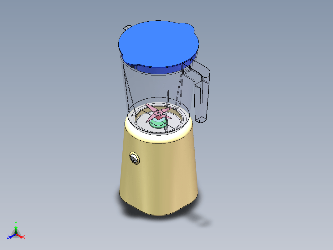 JJ9664-榨汁机的结构设计【含SW三维图】