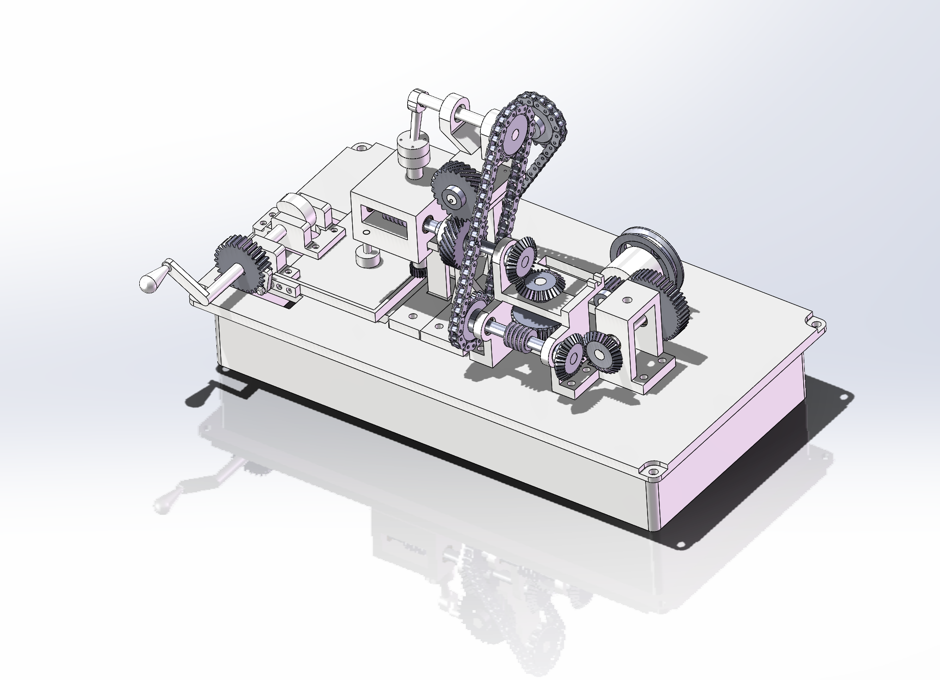 Q722-插齿机设计（以Y3150为基础）【含SW三维图】