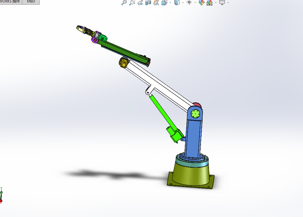 P996-投球机器人结构设计【含SW三维图】