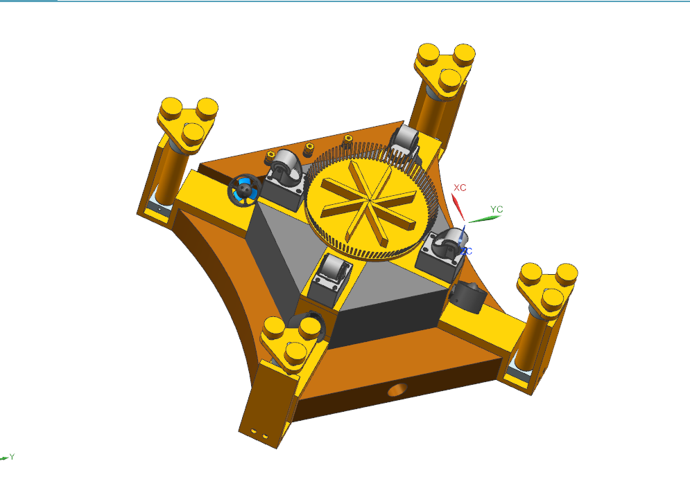 Q746-船舶清洗机器人设计【含UG三维图】