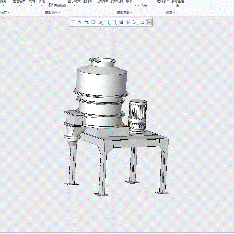 JJ9560-粉体定量供料系统设计-粉体稳流供料机【含Proe三维图】