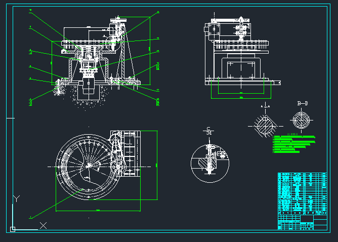 Q781-举重叉车拨叉铣特种设备设计