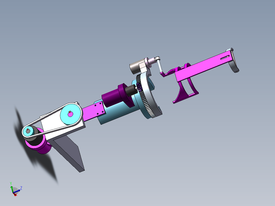 Q797-上肢康复机器人设计[含SW三维图]