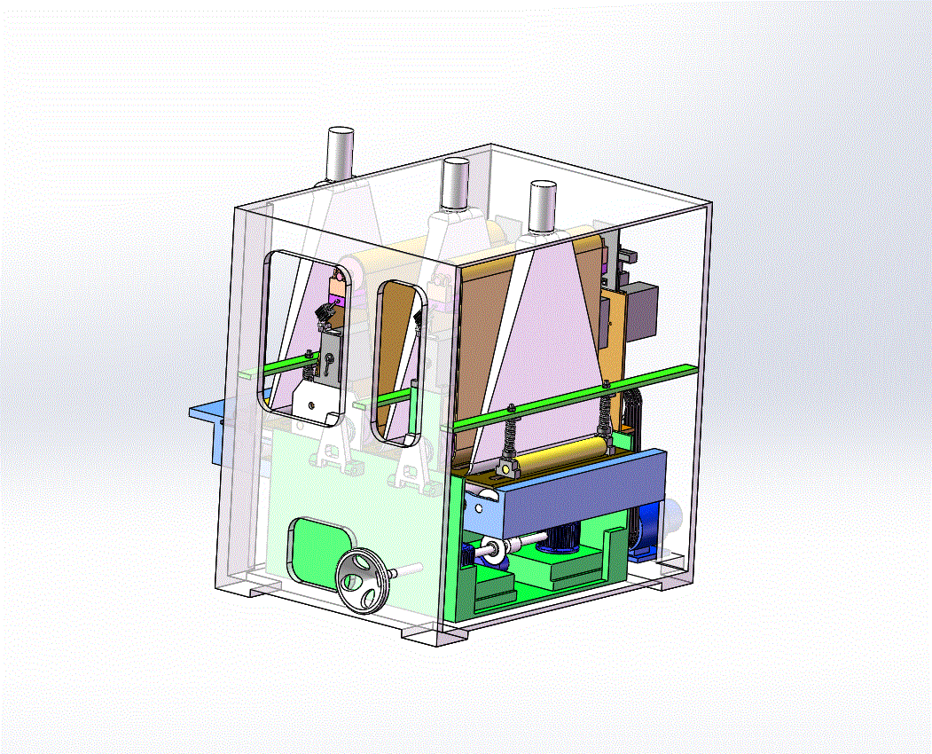JJ9593-BSG2213宽带砂光机设计【含SW三维图】