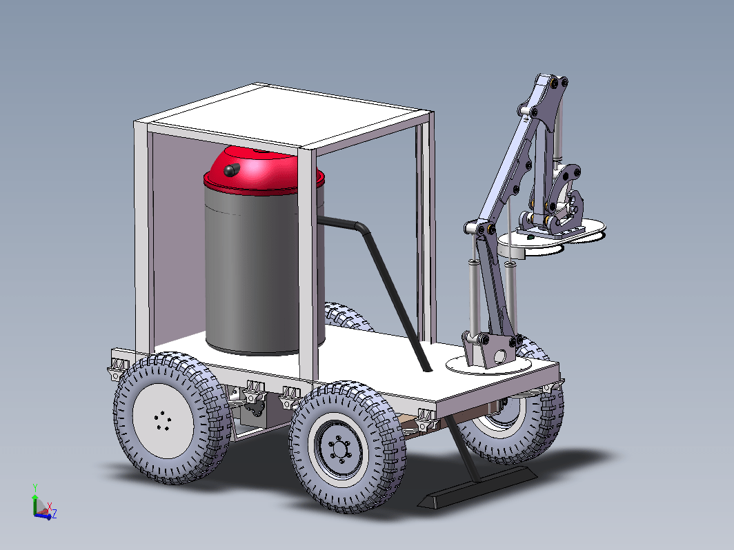 Z1289-车载绿篱修剪机的设计【含SW三维图】