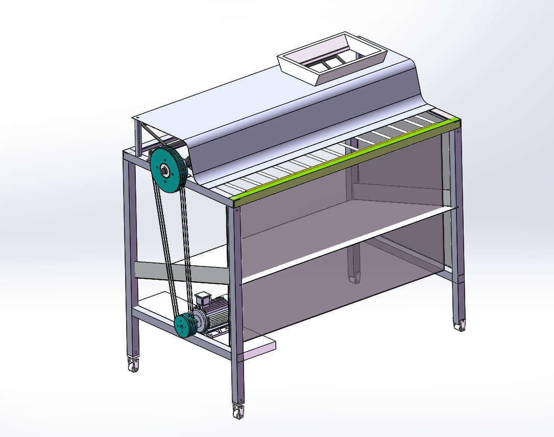 JJ9617-向日葵脱粒机的设计【含SW三维图】