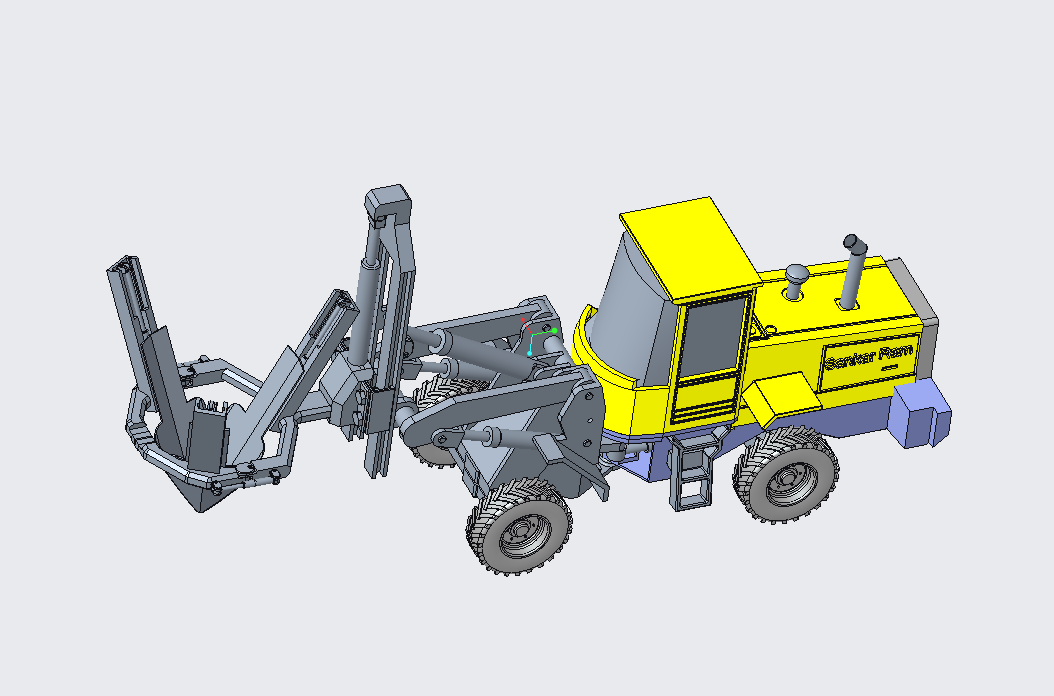 JJ9625-树木移栽机结构设计【含Proe三维图】