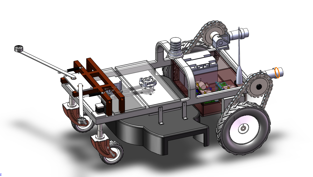 JJ9643-全自动碎草机设计【含SW三维图】