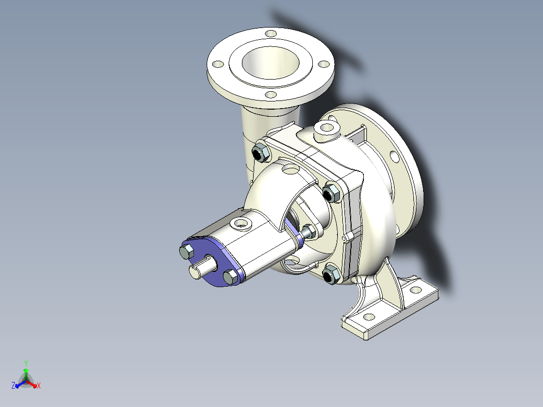 JJ9654-319离心水泵结构设计【含UG三维图】