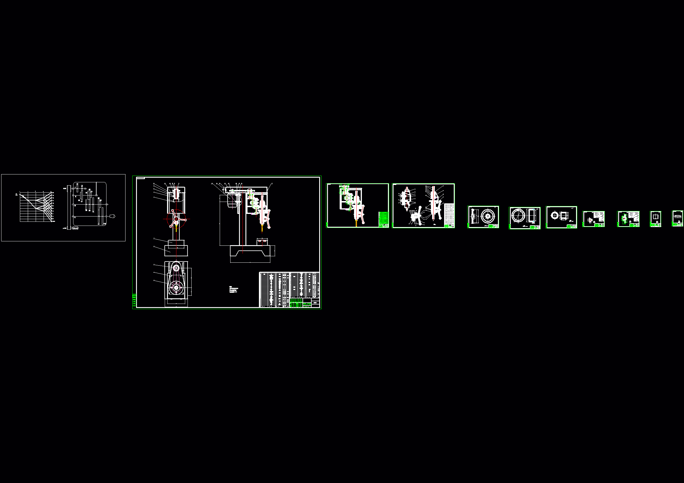 M1046-摇臂钻z3050主传动系统设计【含Proe三维图】