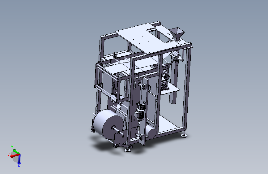 M1083-粉体物料自动包装设计【含SW三维图】