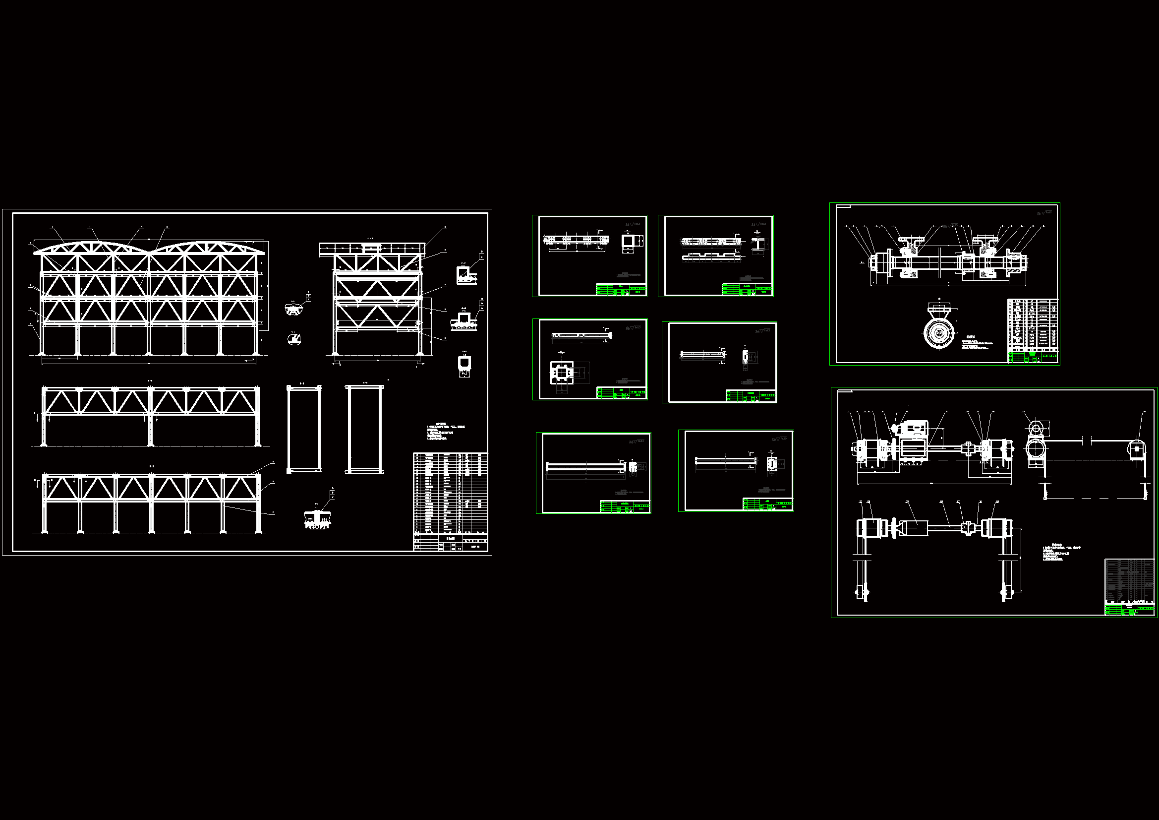 M1106-多层汽车存放立体车库和存取机构设计