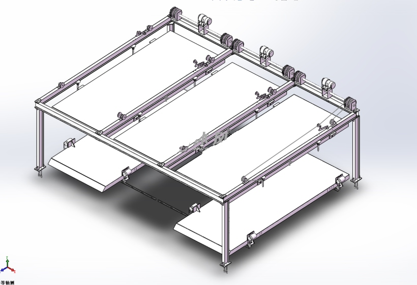 M1136-三层轿车升降横移式立体车库设计【含SW三维图】