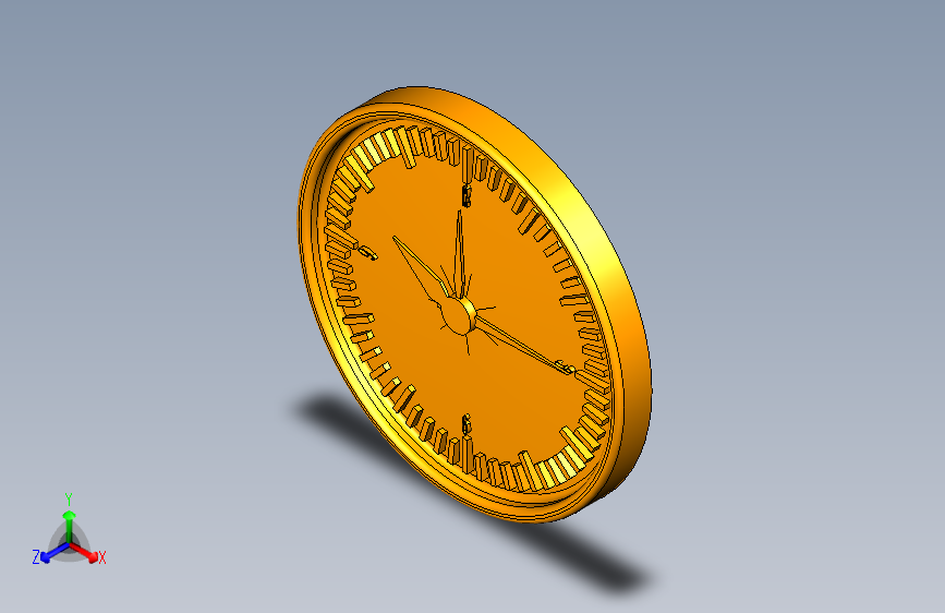 JJ9700-家用挂钟的设计【含UG三维图】