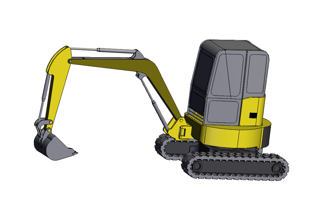 JJ9708-小型挖掘机及PLC控制系统的设计【含SW三维图】