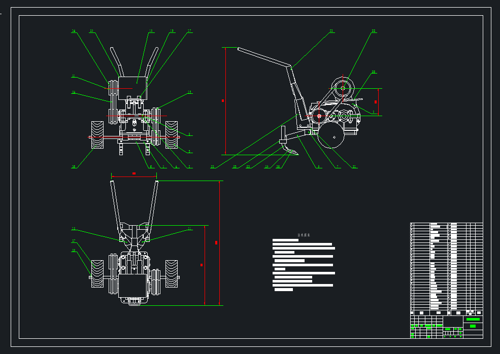 JJ9798-电动强迫式振动深松机的设计
