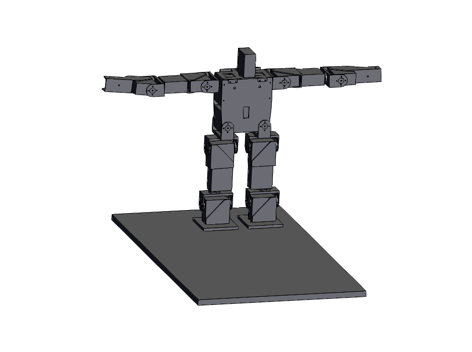 JJ9821-双足机器人设计及仿真【含三维图】