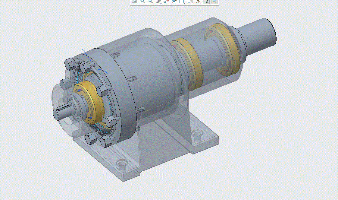 Z914-谐波齿轮减速器的设计与建模【含Proe三维图】