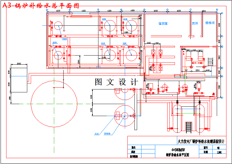 M3469-600MW机组火力发电厂水处理工艺设计