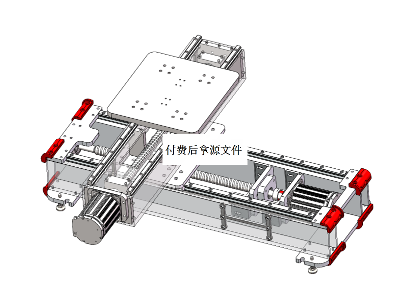 M1206-XY二维精密工作台结构设计[含SW三维图]