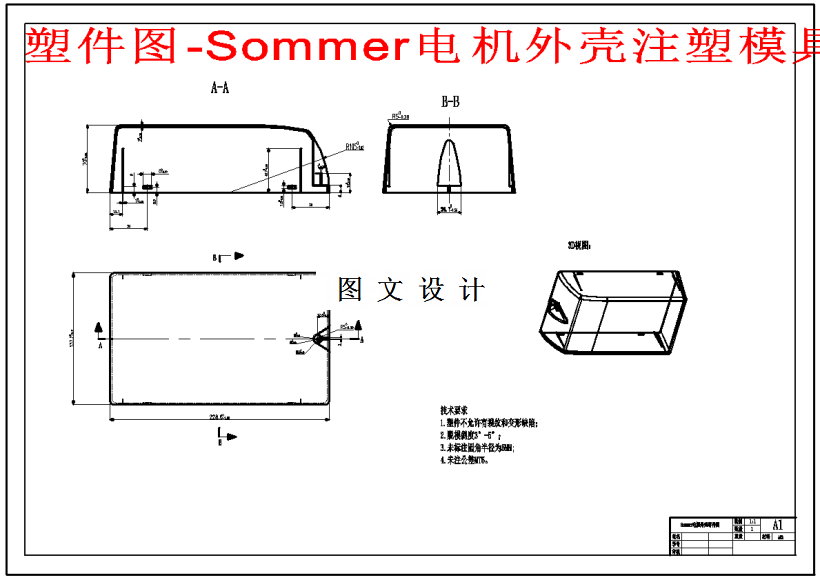 M1531-Sommer电机外壳注塑模具设计