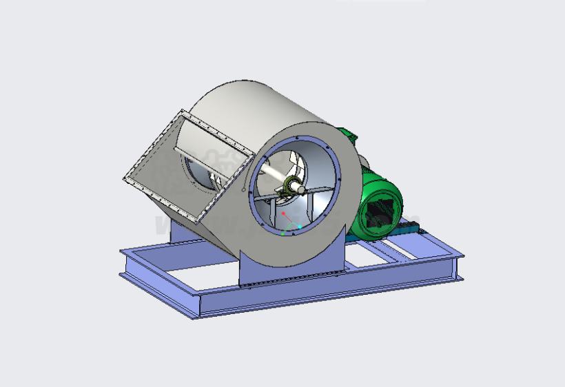 M1779-工业暖风机设计[含Proe三维图]