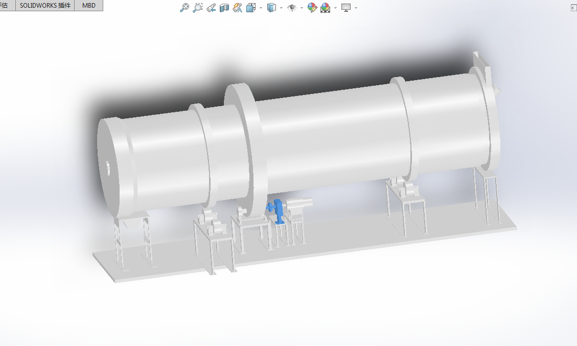 Q861-牧草滚筒干燥机设计【含SW三维图】