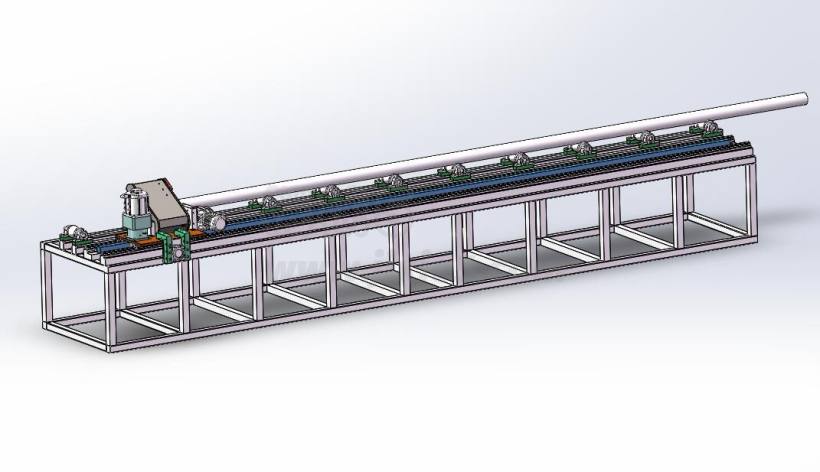 M1859-铝锭切断定尺装置结构设计[含SW三维图]