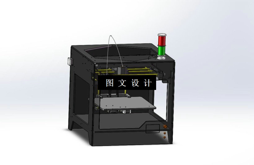 M1881-3D打印机结构设计[含SW三维图]